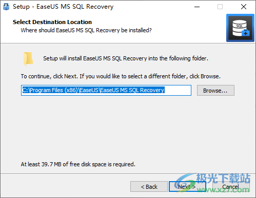 EaseUS MS SQL Recovery Pro中文破解版(数据库修复)