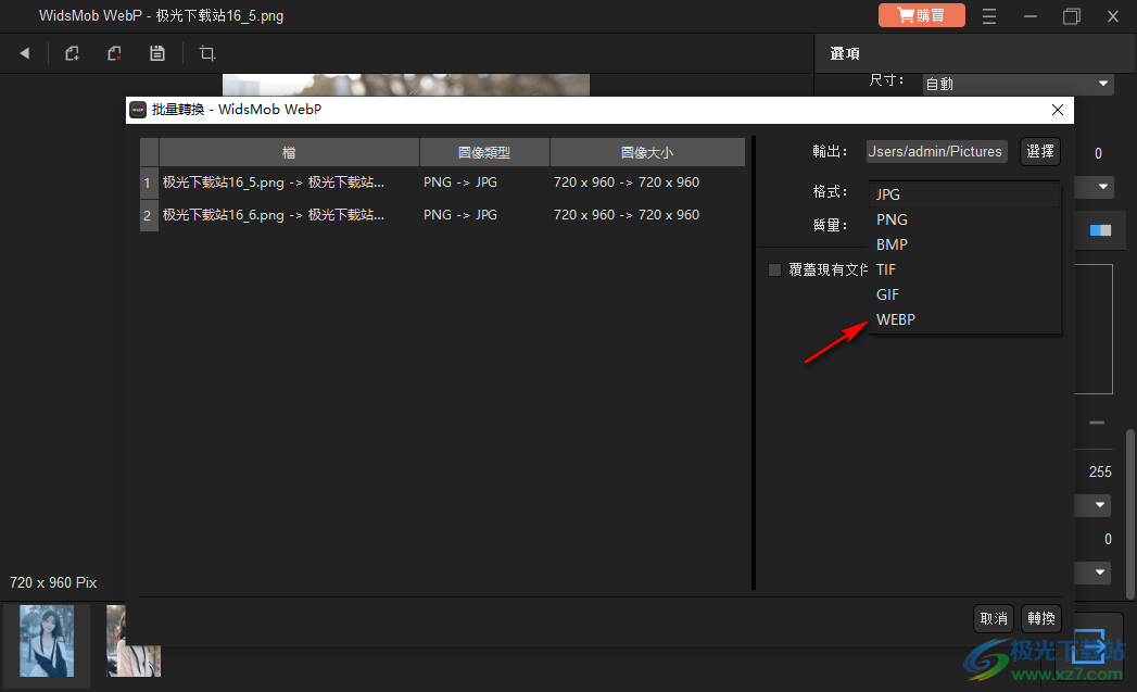 WidsMob WebP(图片转换)