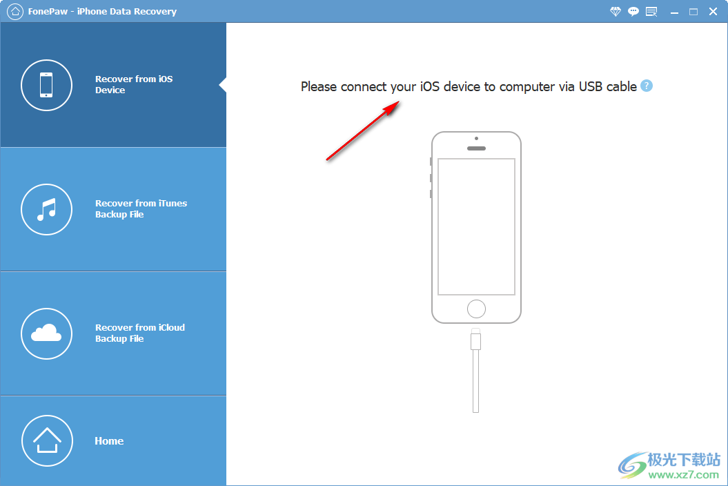 fonepaw iphone data recovery 7中文破解版(苹果恢复)