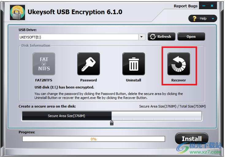 UkeySoft USB Encryption(USB加密软件)