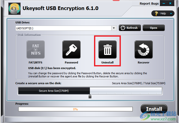 UkeySoft USB Encryption(USB加密软件)
