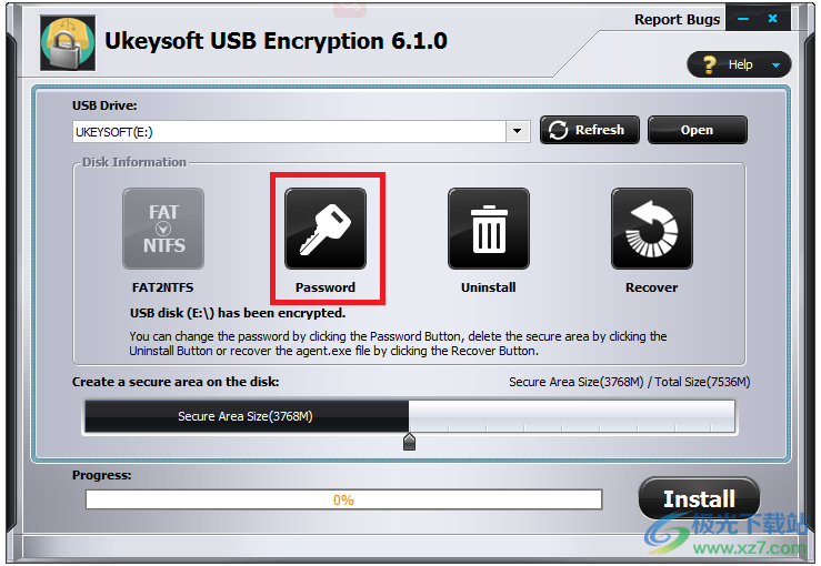 UkeySoft USB Encryption(USB加密软件)
