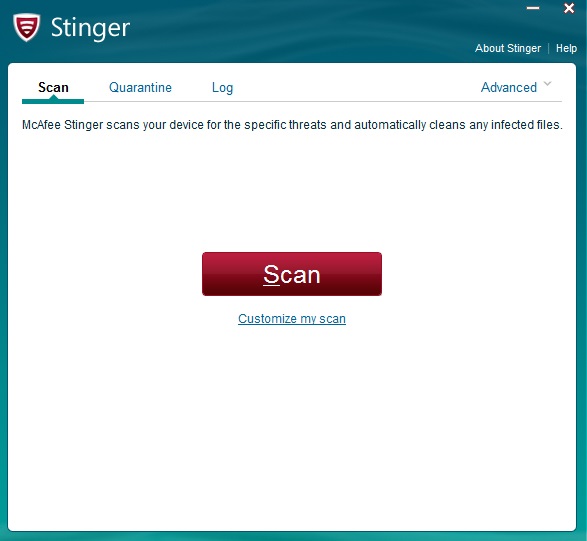 mcafee avert stinger软件