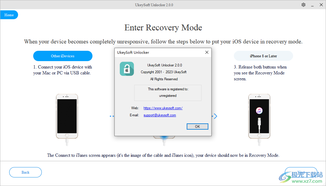 UkeySoft Unlocker破解版下载-苹果手机id密码破解工具v2.0 破解版