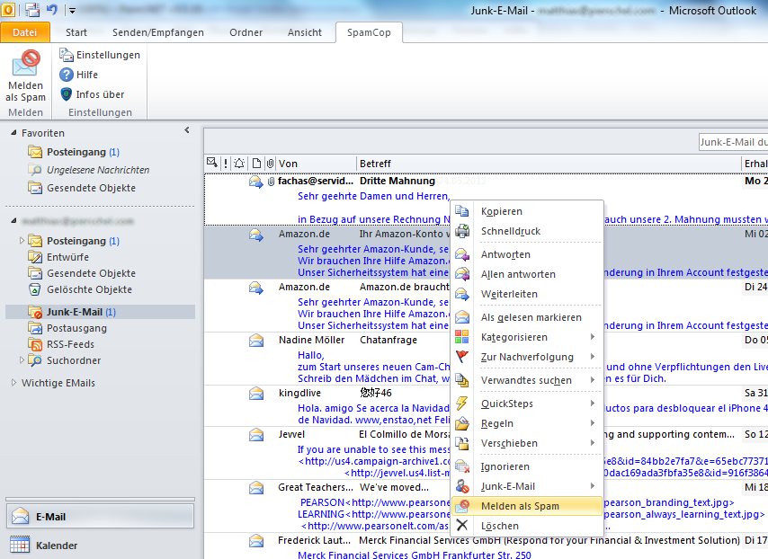 spamcop addin插件
