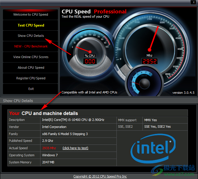 CPU Speed Professional(CPU测试软件)