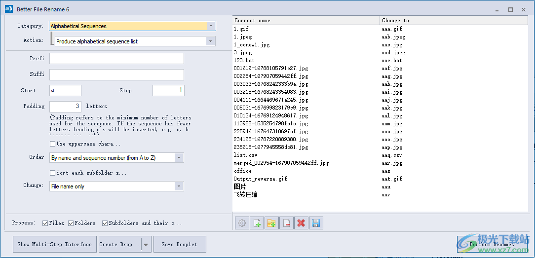 Better File Rename(文件批量重命名工具)
