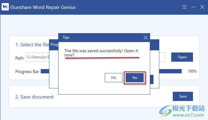 iSunshare Word Repair Genius(word修复软件)