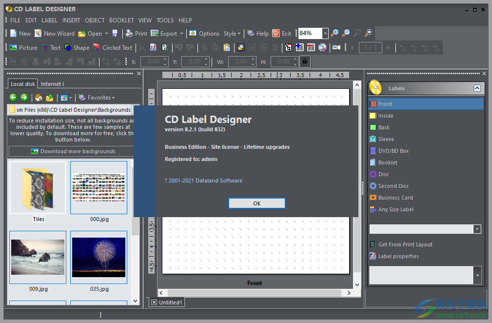 CD Label Designer破解版下载-CD光盘封面制作v8.2.1.832 免费版