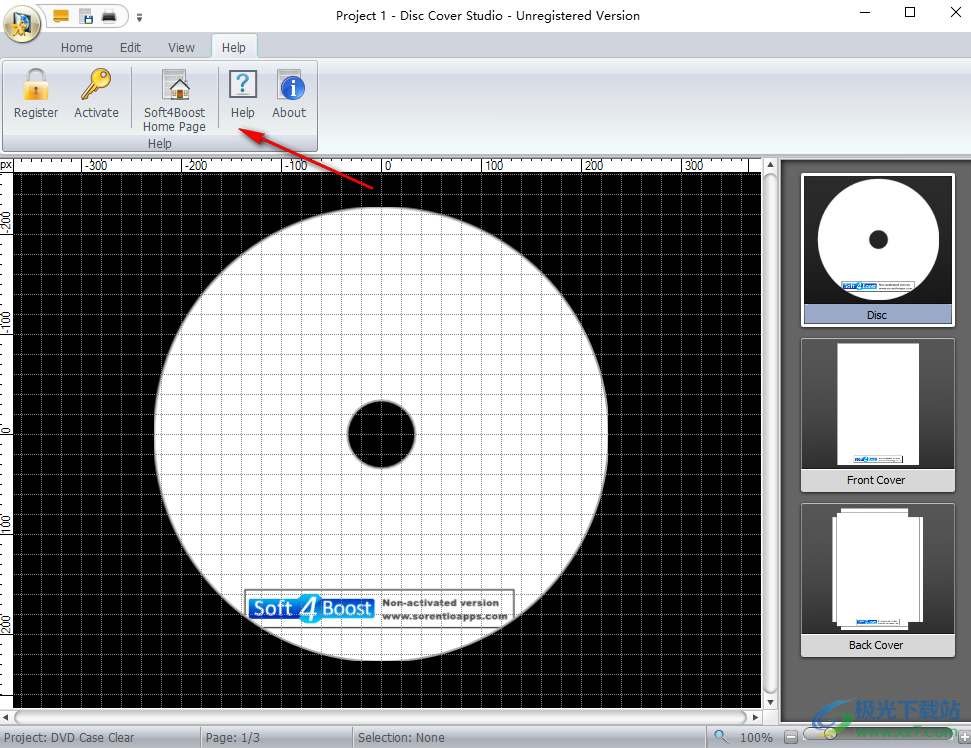 Soft4Boost Disc Cover Studio(光盘封面制作软件)