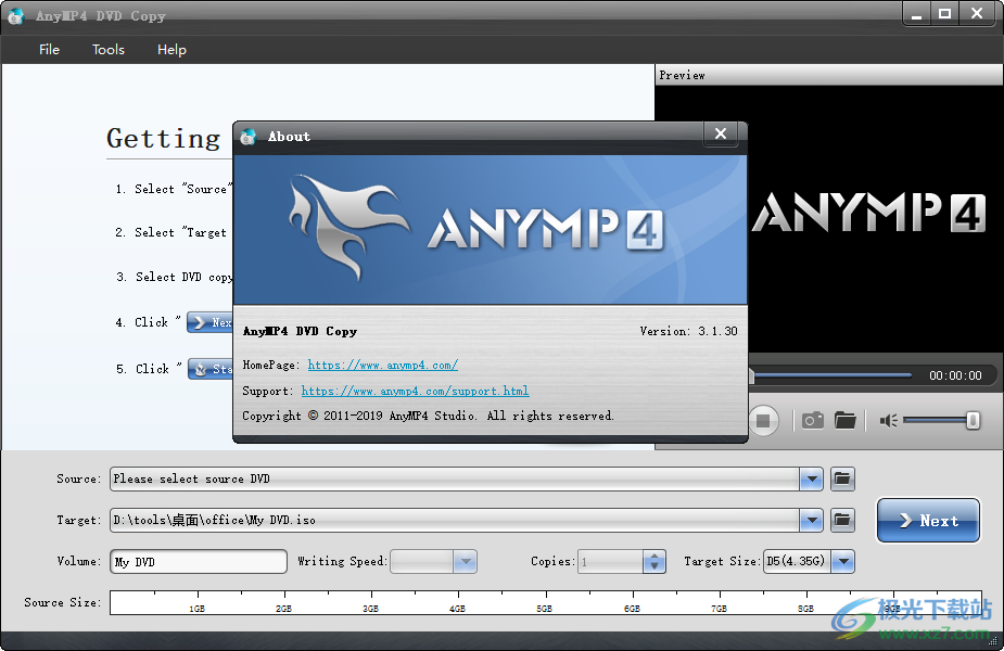 AnyMP4 DVD Copy破解版下载-dvd光盘复制软件v3.1.30 破解版