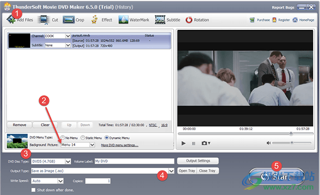 ThunderSoft Movie DVD Maker(DVD制作)