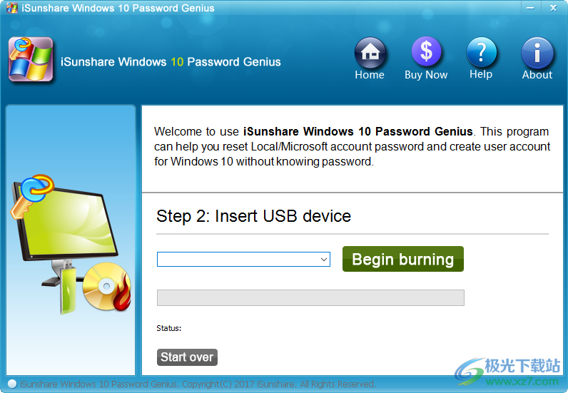 iSunshare Windows 10 Password Genius(密码删除)