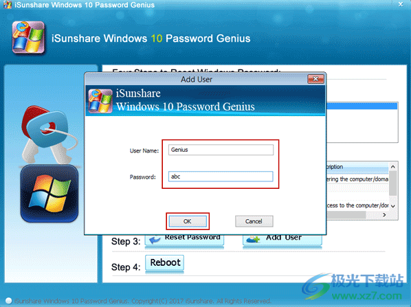 iSunshare Windows 10 Password Genius(密码删除)