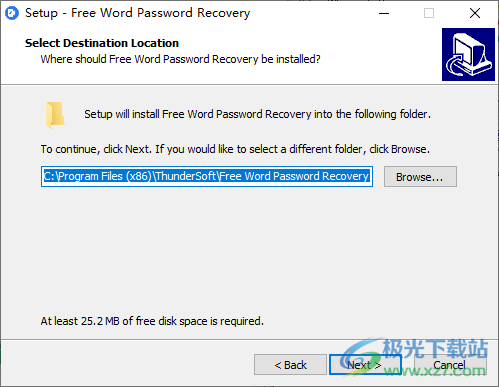 Free Word Password Recovery(word密码恢复工具)