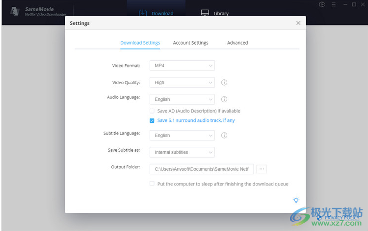 SameMovie Netflix Video Downloader(视频下载软件)