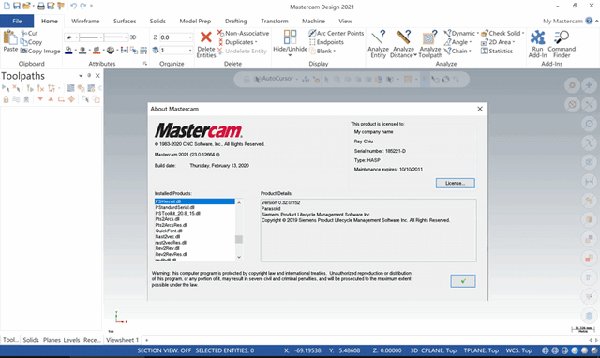 mastercam2021软件下载-mastercam2021正式版最新版