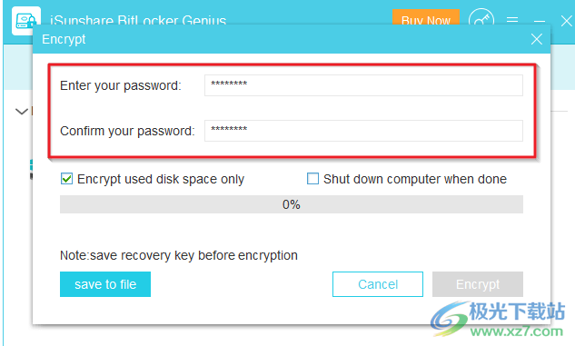 iSunshare BitLocker Genius(BitLocker加密工具)