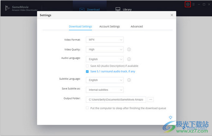 SameMovie Amazon Video Downloader(视频下载器)