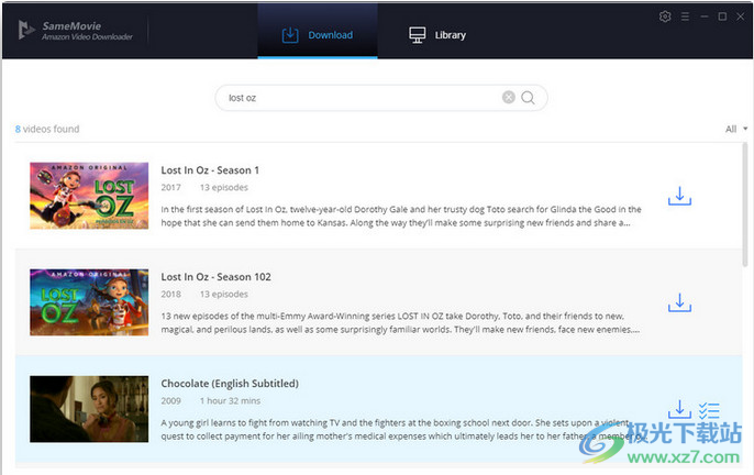 SameMovie Amazon Video Downloader(视频下载器)