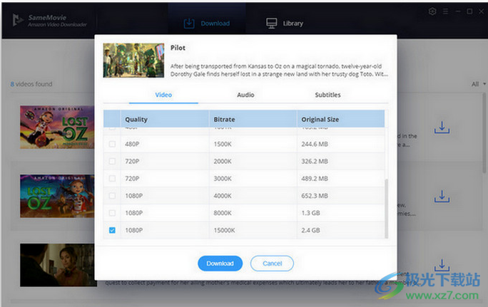 SameMovie Amazon Video Downloader(视频下载器)