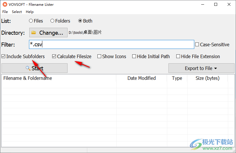 Filename Lister(文件名字提取)