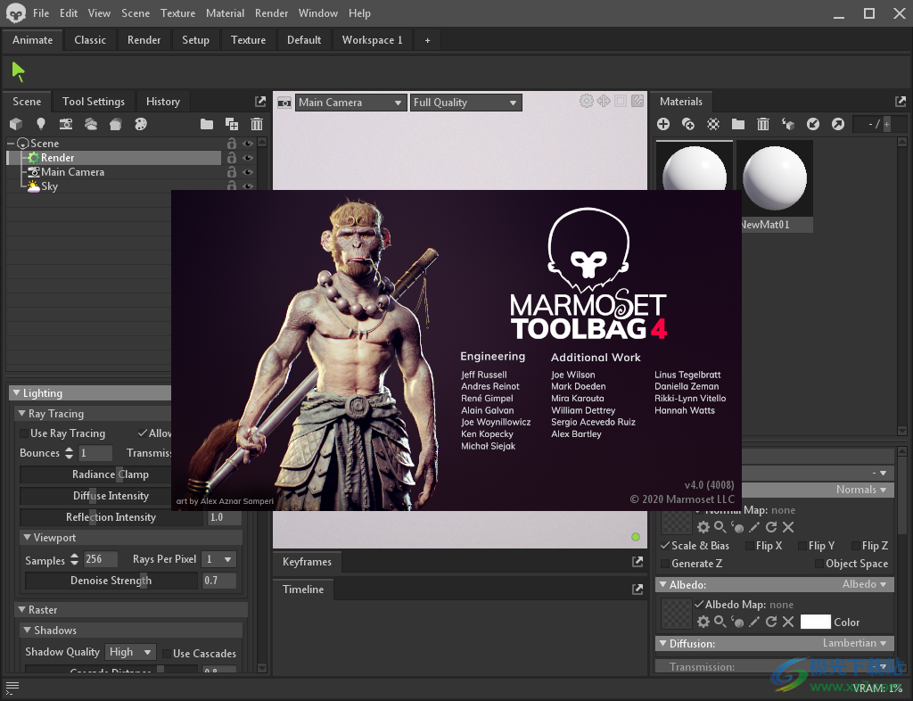 八猴渲染器破解版下载-Toolbag4渲染软件v4.0 破解版