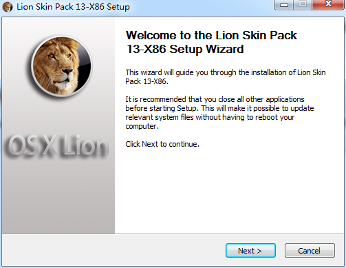 lion skin pack for windows软件下载-lion skin pack 13电脑版v13 x86版