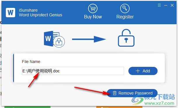 iSunshare Word Unprotect Genius(Word密码修复工具)