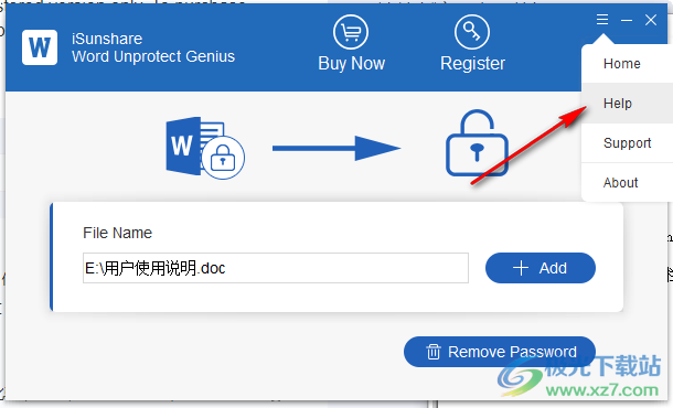 iSunshare Word Unprotect Genius(Word密码修复工具)