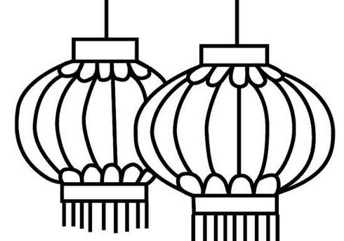 灯笼简笔画电脑版下载-灯笼简笔画图片大全高清版