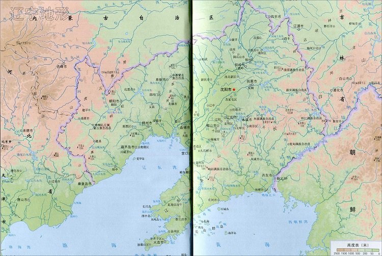 辽宁省地形图高清版下载-辽宁省地形图高清版大图免费版