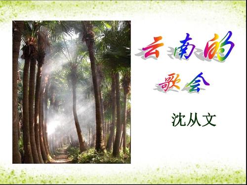 云南的歌会ppt课件下载-云南的歌会教案人教版