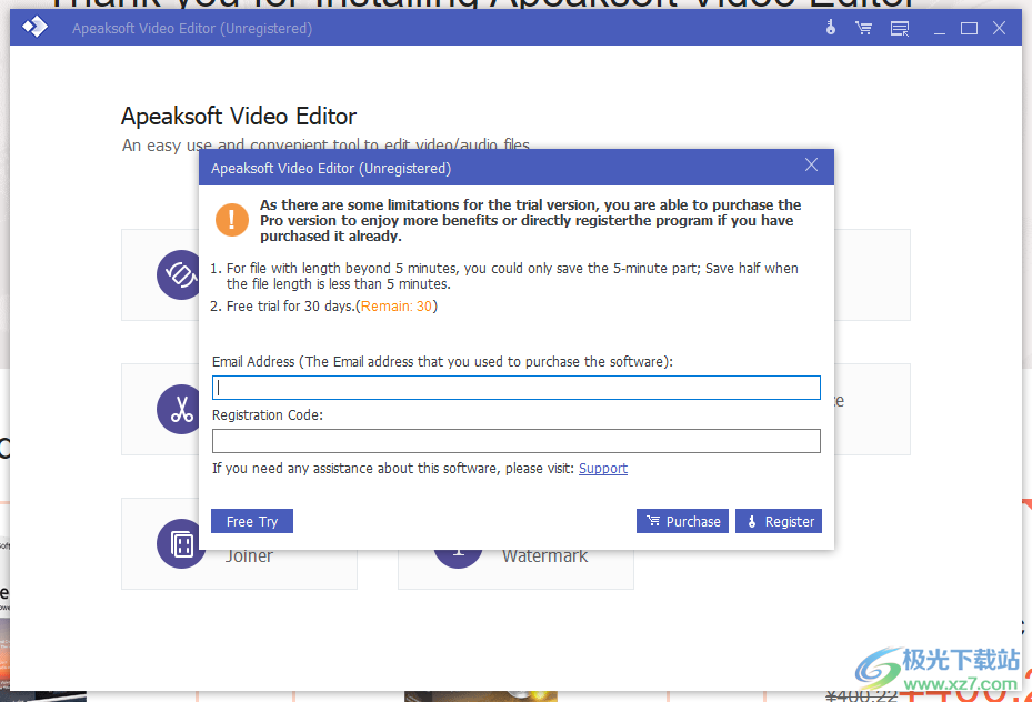 Apeaksoft Video Editor(视频编辑器)
