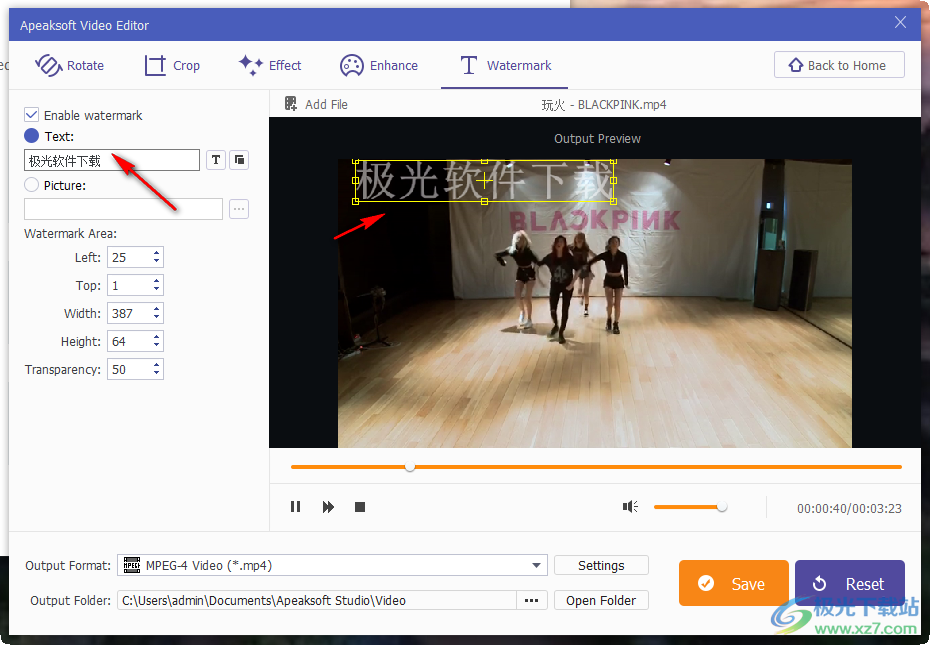 Apeaksoft Video Editor(视频编辑器)