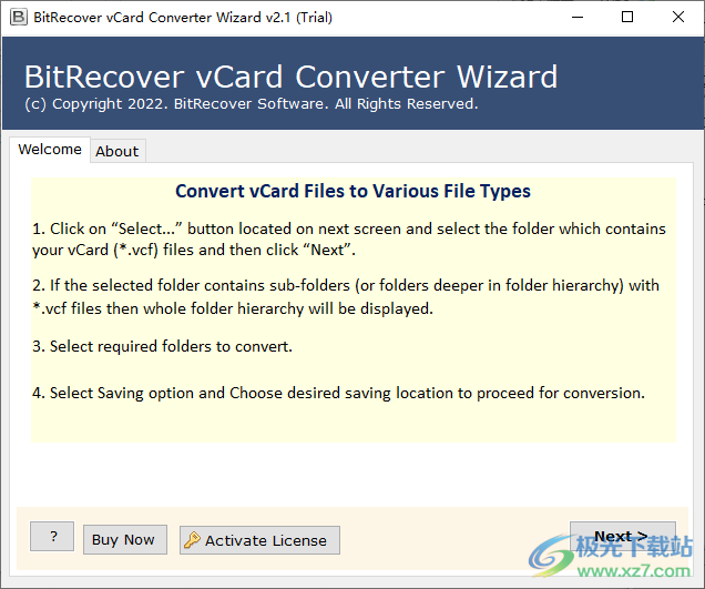 BitRecover vCard Converter Wizard(vCard文件转换器工具)