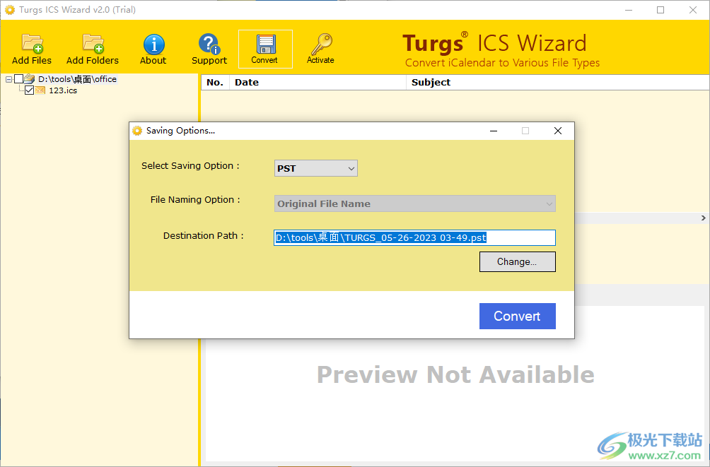 Turgs ICS Wizard(ICS文件转换工具)