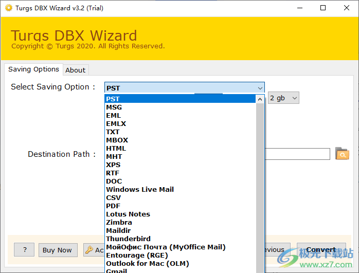 Turgs DBX Wizard软件下载-DBX文件转换工具v3.2.0 官方版