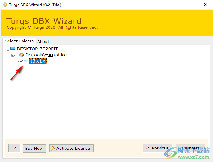 Turgs DBX Wizard(DBX文件转换工具)