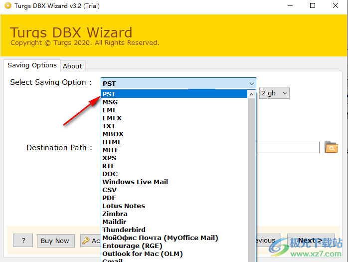 Turgs DBX Wizard(DBX文件转换工具)