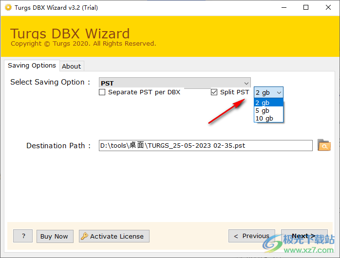 Turgs DBX Wizard(DBX文件转换工具)