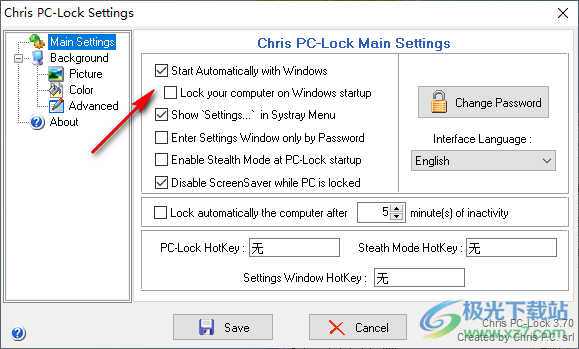 Chris PC-Lock(计算机锁定工具)
