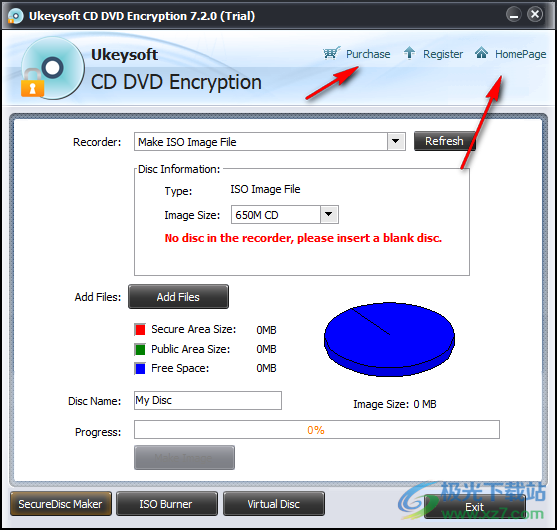 UkeySoft CD/DVD Encryption(CD/DVD刻录加密软件)