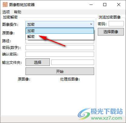 图像散斑加密器(可逆打码)