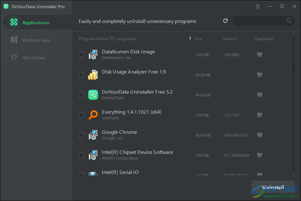 DoYourData Uninstaller Pro破解版-批量卸载工具破解版v5.2 免费版下载