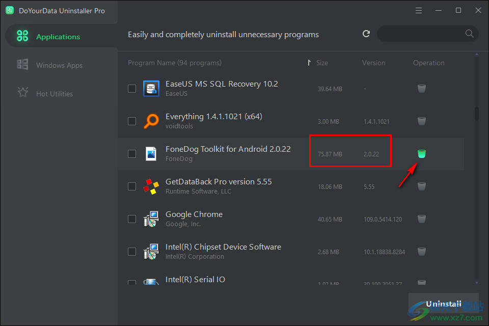 DoYourData Uninstaller Pro破解版(卸载工具)