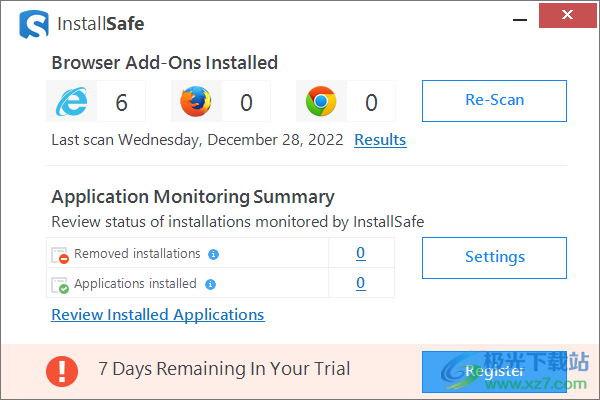 InstallSafe下载-浏览器加载项清理卸载软件v2.9.1.6 官方版
