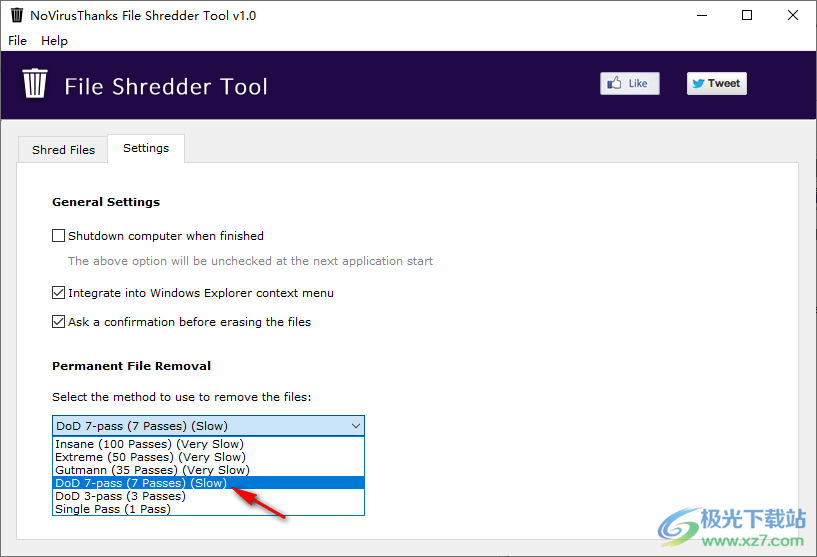 File Shredder Tool(文件粉碎工具)