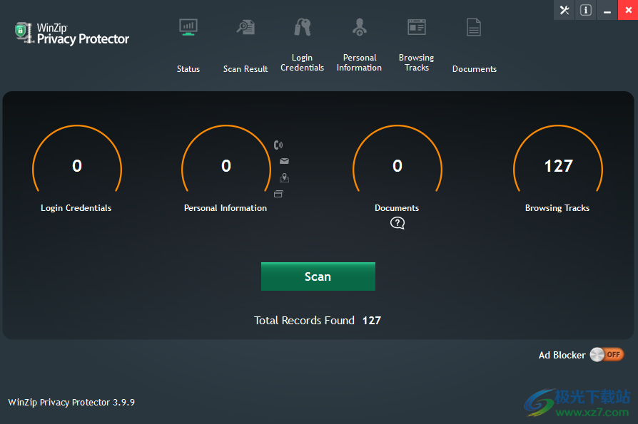 WinZip Privacy Protector破解版(隐私清理软件)