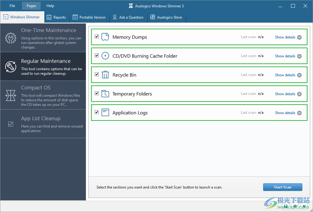 Auslogics Windows Slimmer破解版下载-系统优化软件免费破解版v3.0 免费版